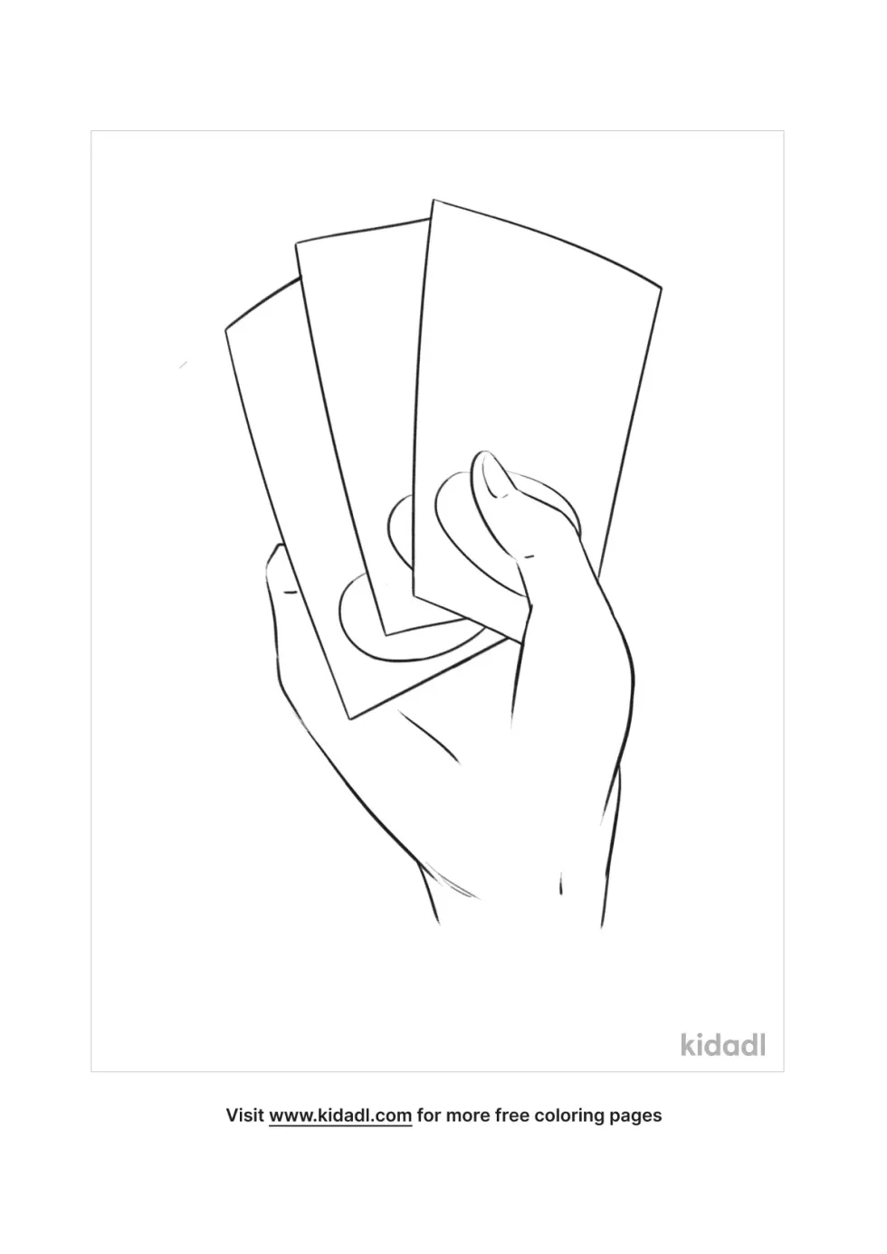 money-coloring-page-kidadl