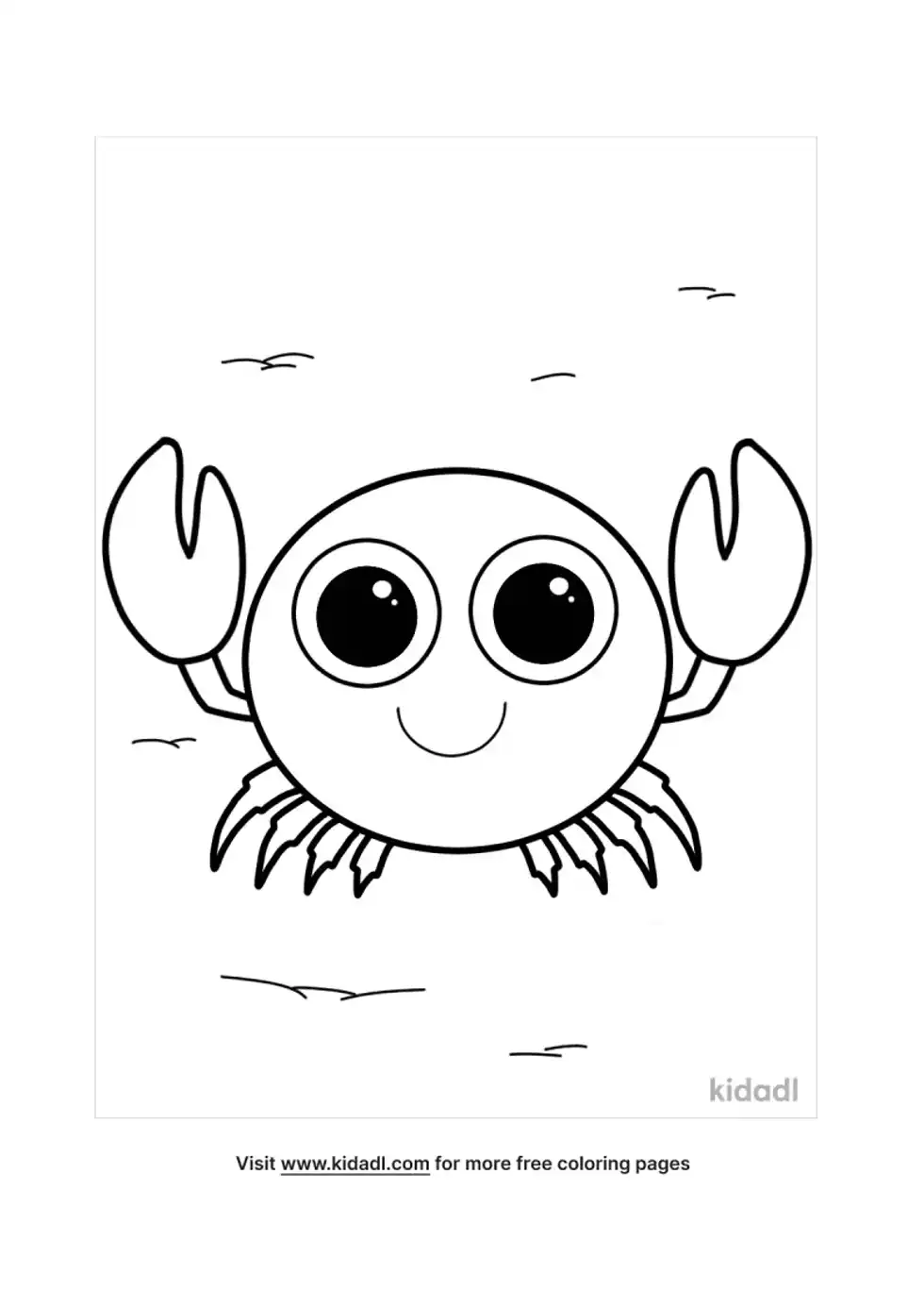 Crab Coloring Page