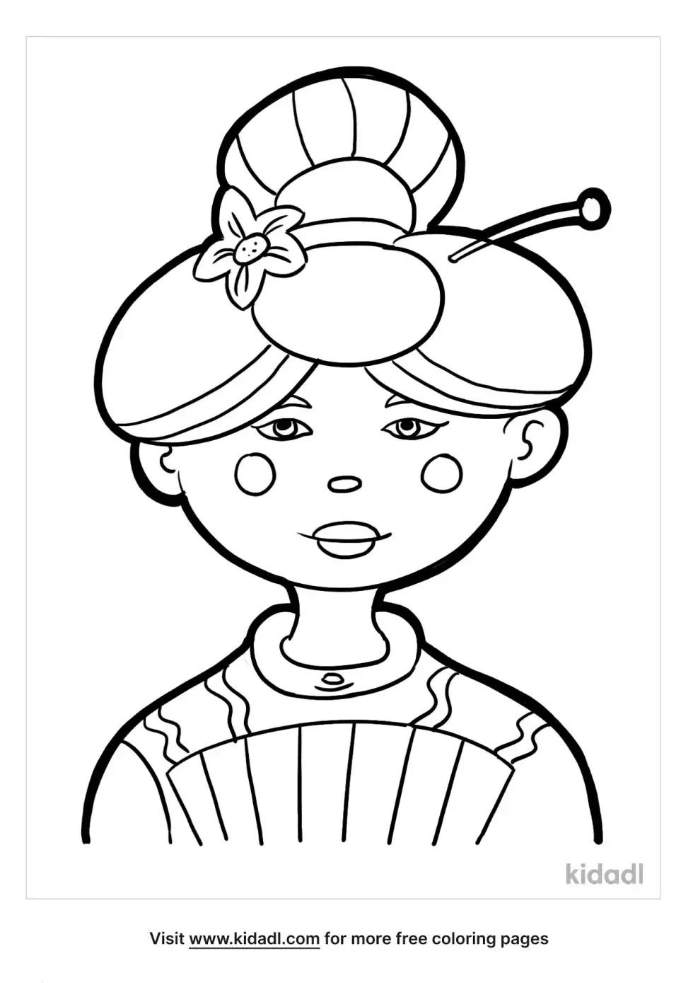 Japanese Coloring Page