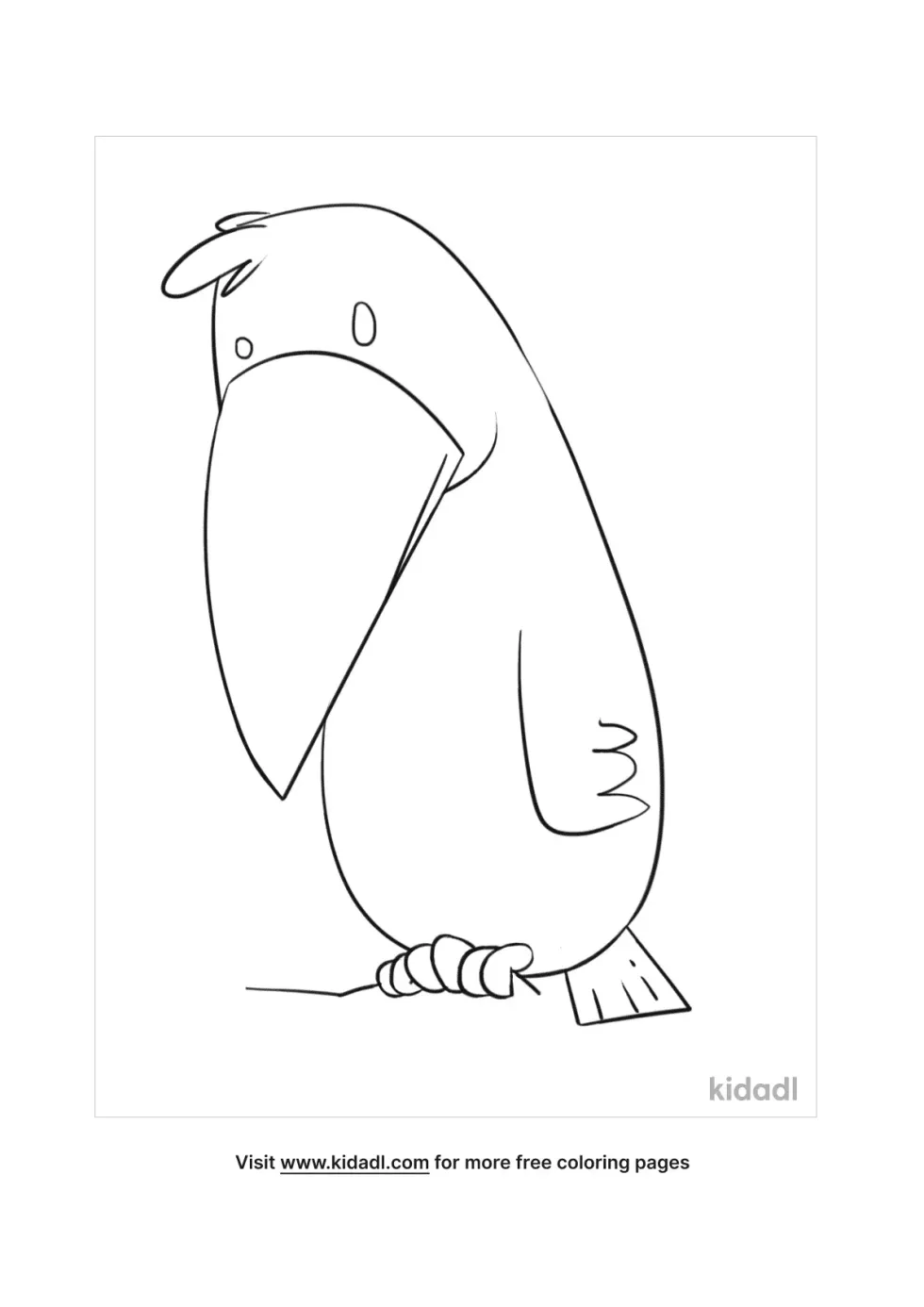 Raven Coloring Page