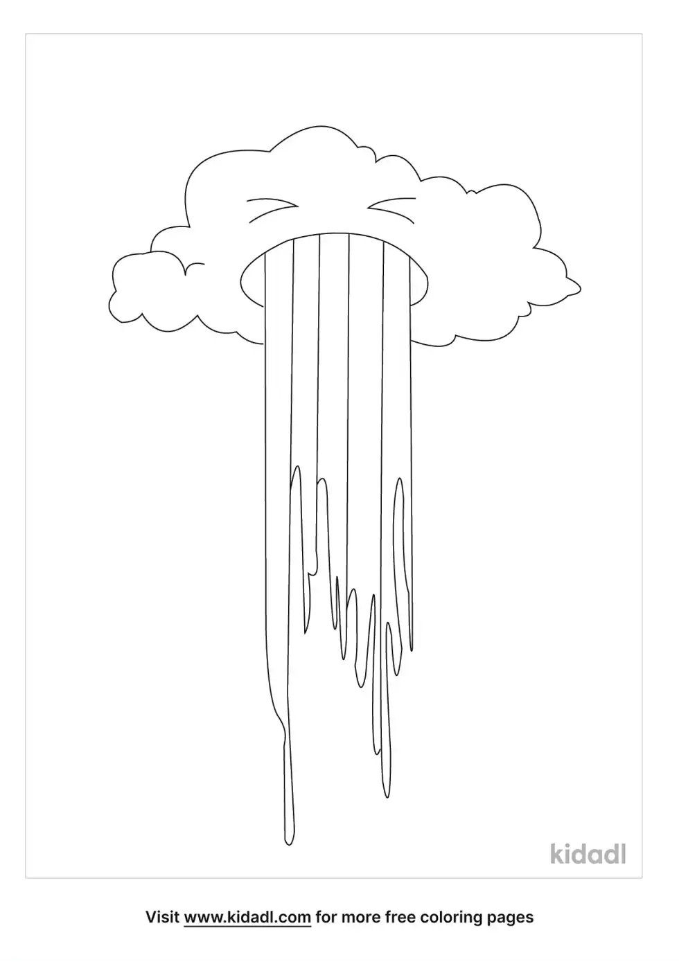Throw Up Rainbow Coloring Page