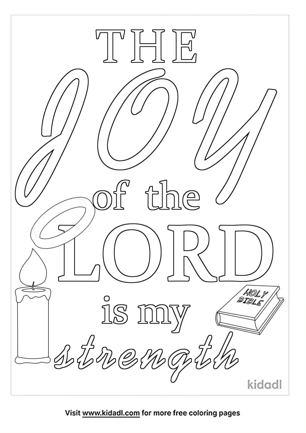 Bible Verse Coloring Page