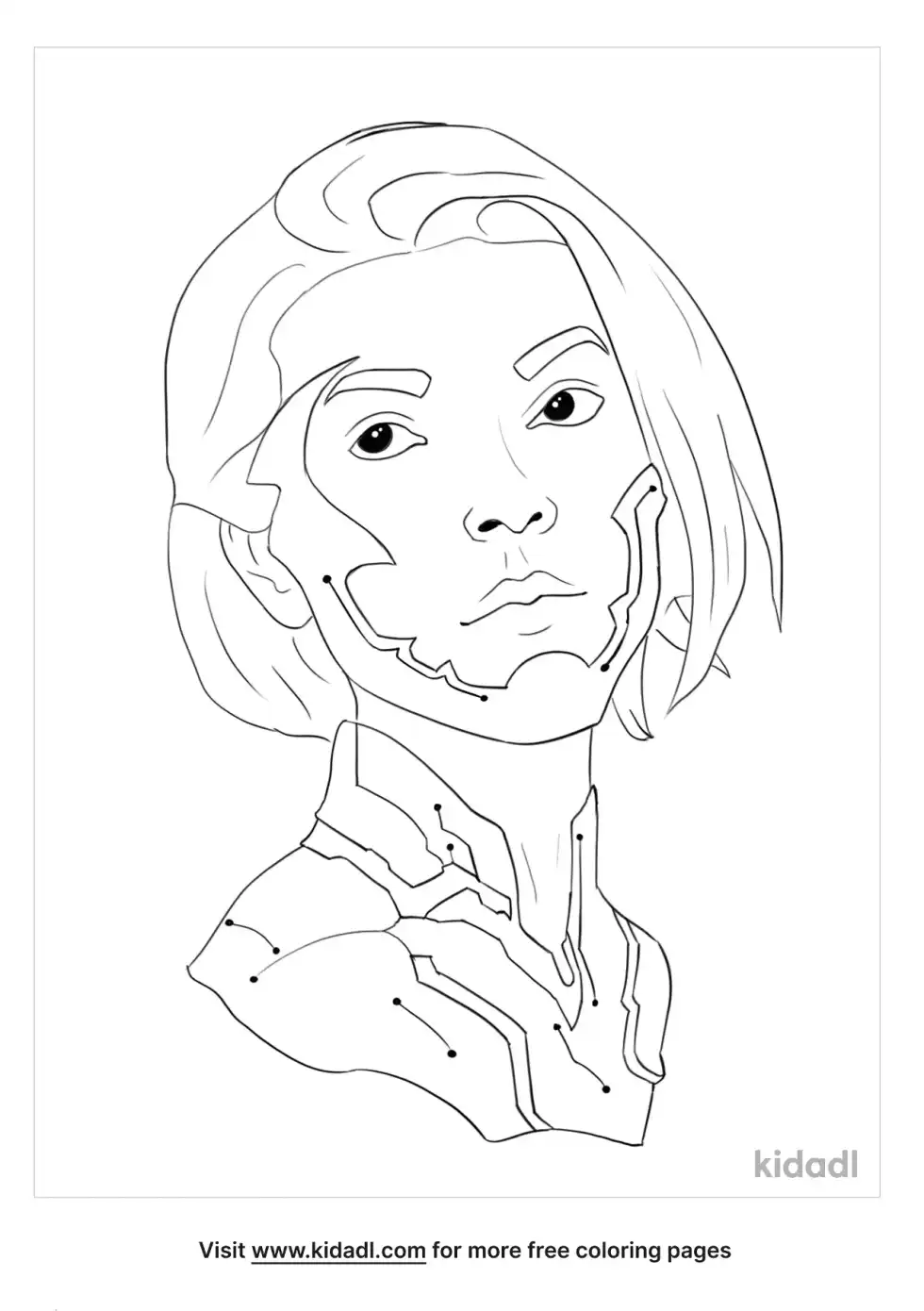 Science Fiction Coloring Page