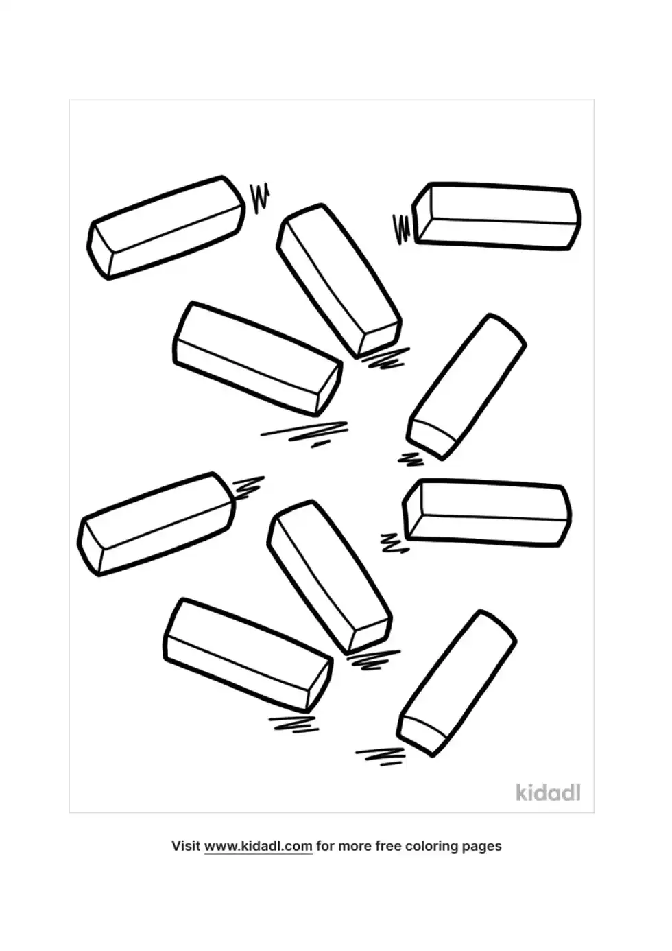 Color Sticks Coloring Page