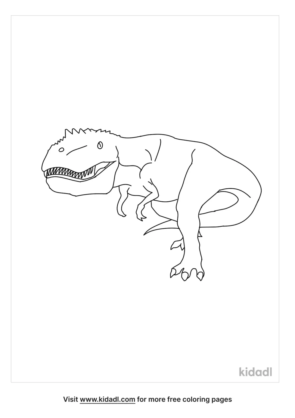 Giganotosaurus Coloring Page