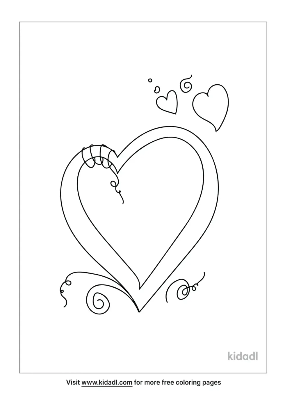 Hearts With Swirls | Kidadl