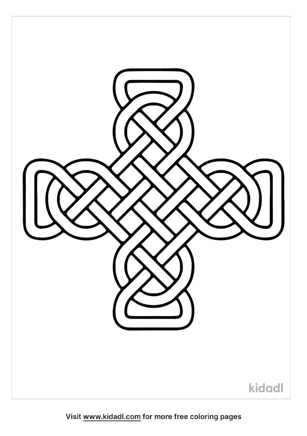Celtic Ornament Coloring Page