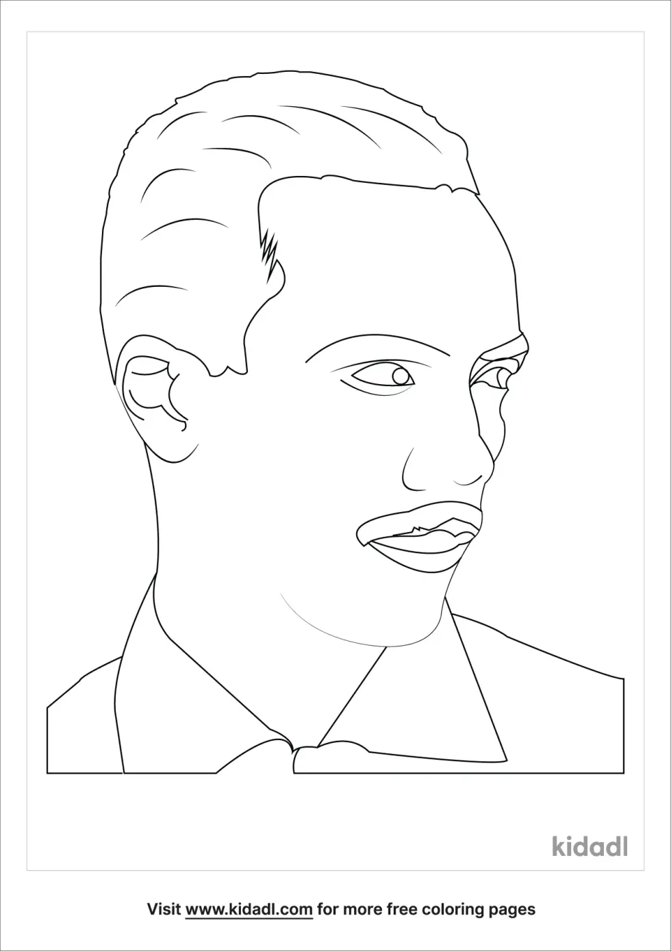 Quincy Jones Coloring Page