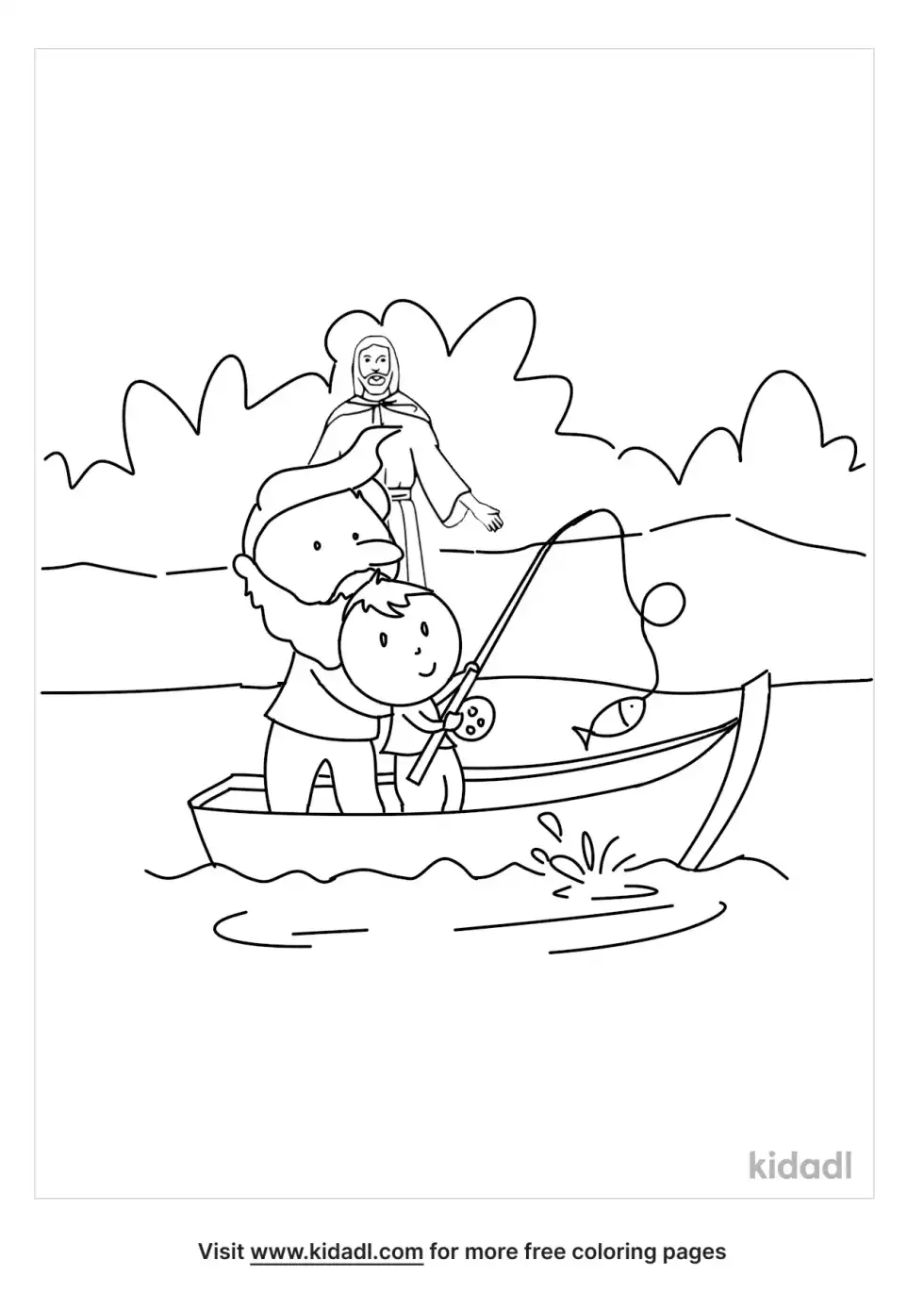 Fishers Of Men Coloring Page
