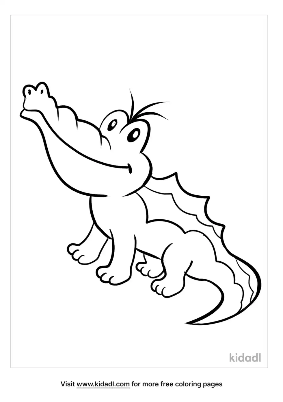 Alligator Coloring Page