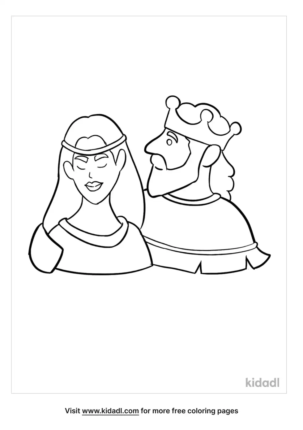 David And Bathsheba Coloring Page