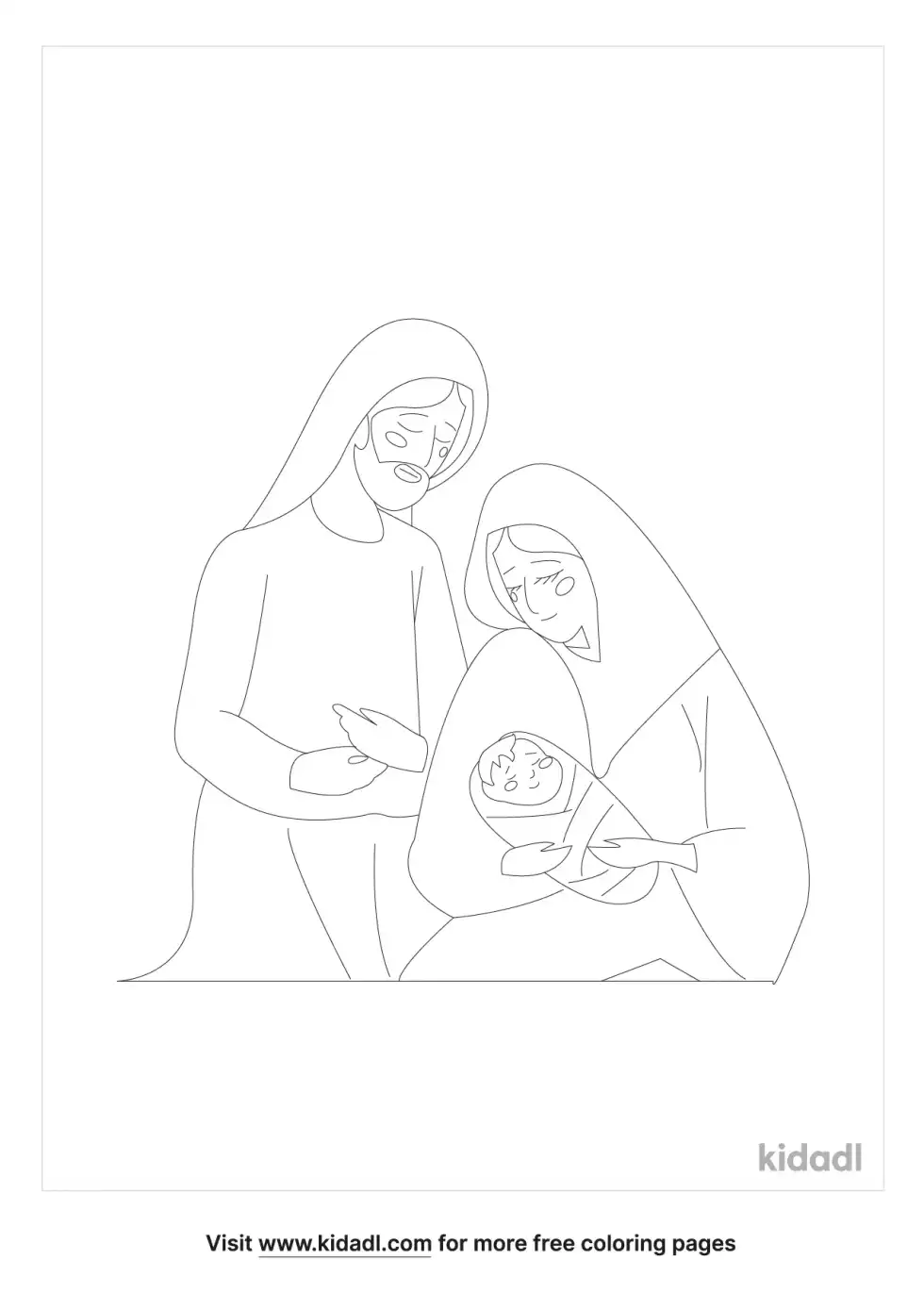 Abram And Sarai Coloring Page