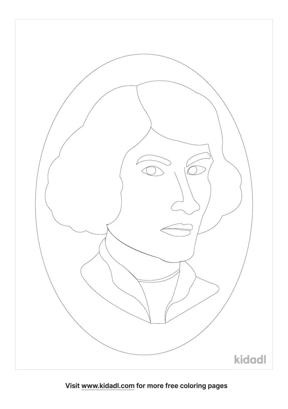 Nicolaus Copernicus Ooloring Page Coloring Page