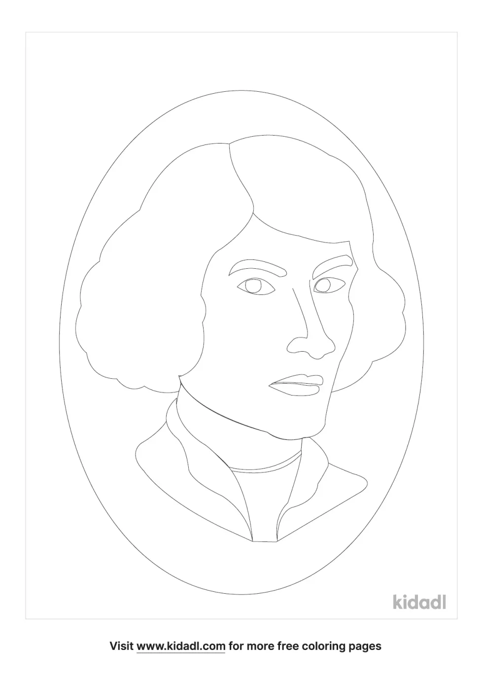 Nicolaus Copernicus Ooloring Page