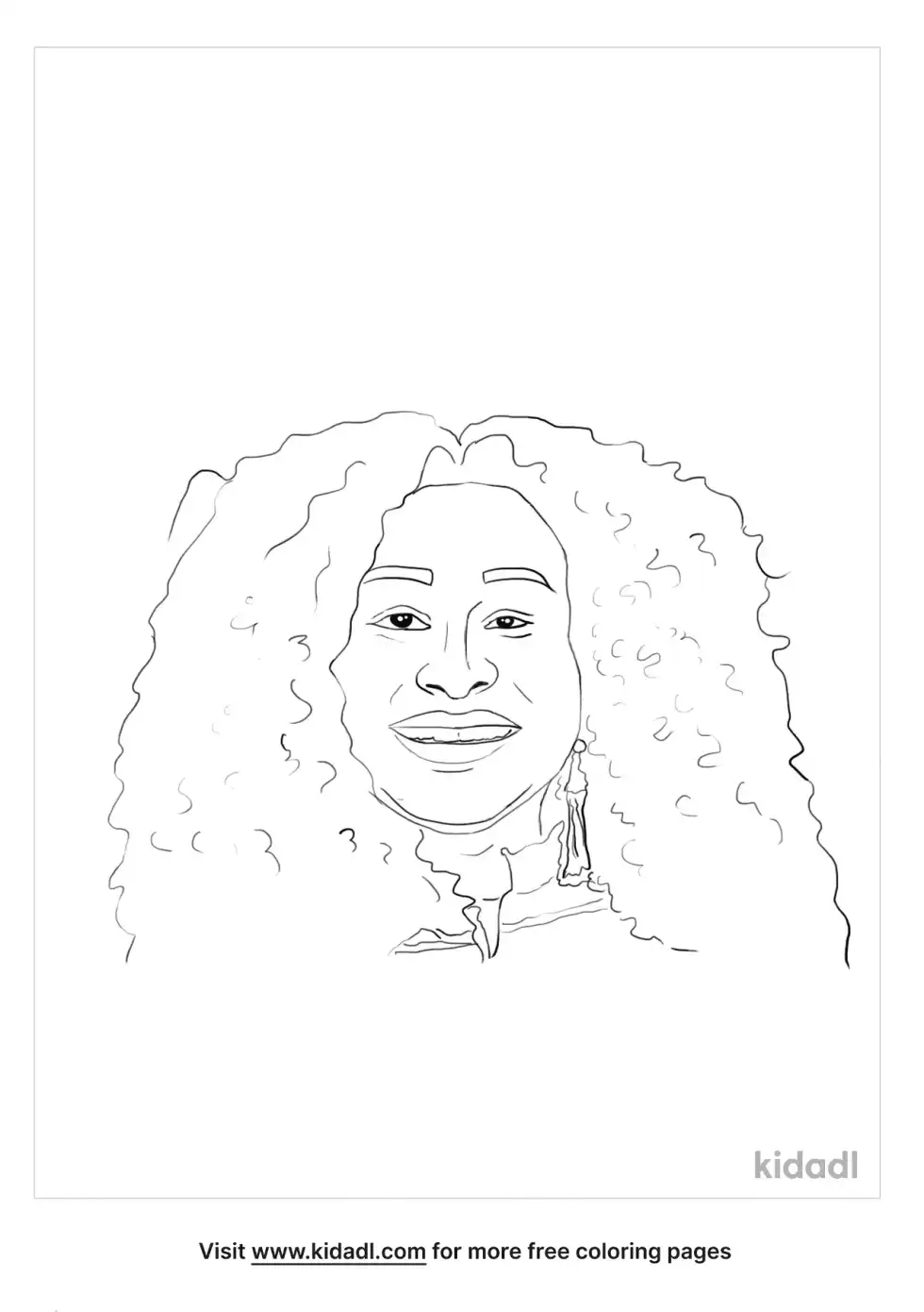 Chaka Khan Coloring Page