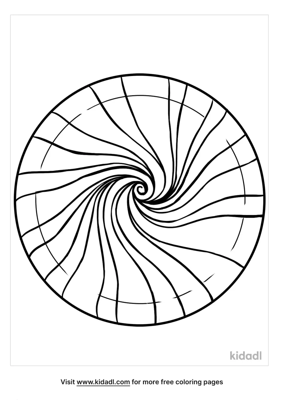 Peppermint Coloring Page