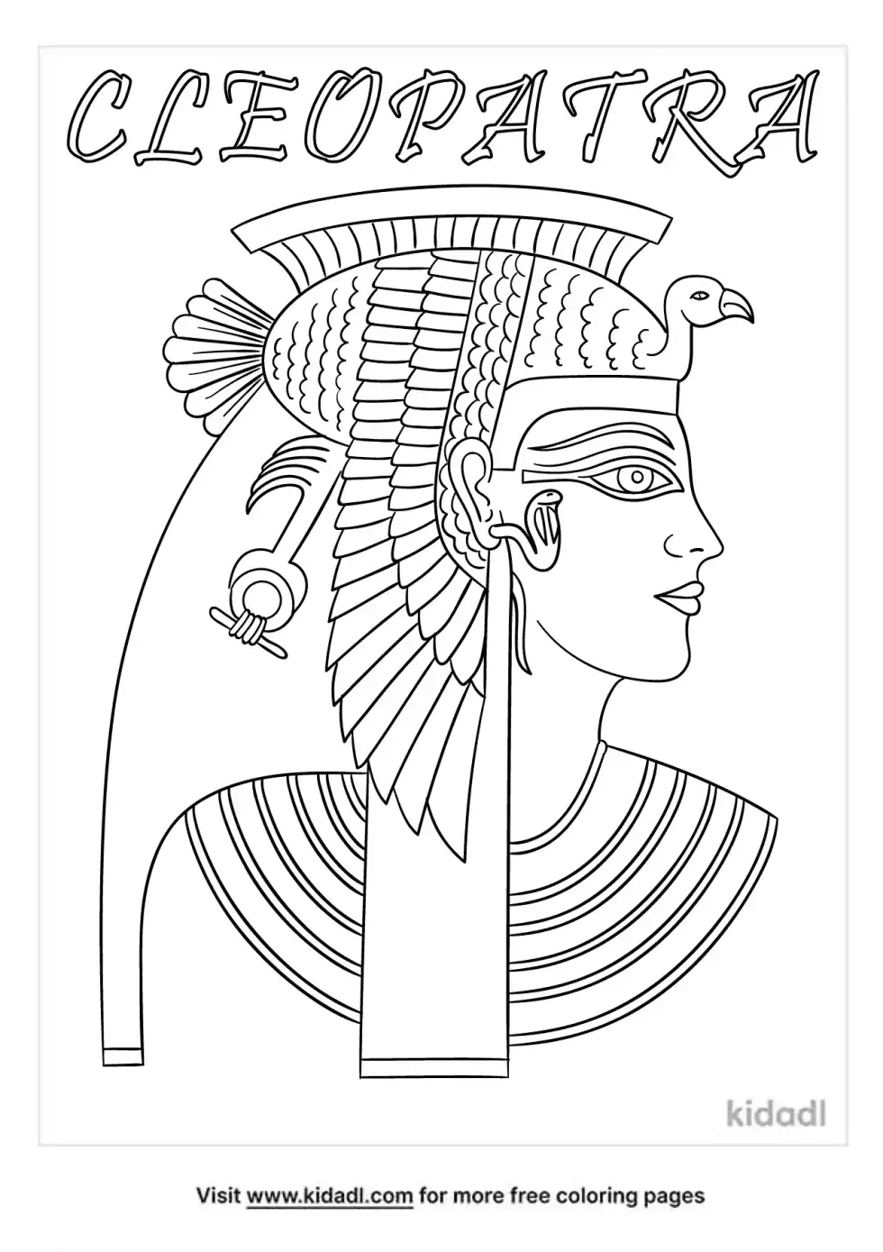 Cleopatra Coloring Page