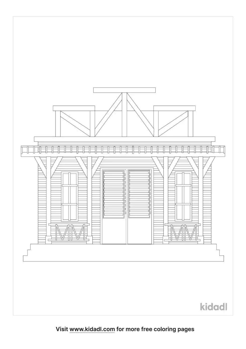 New Orleans Coloring Page
