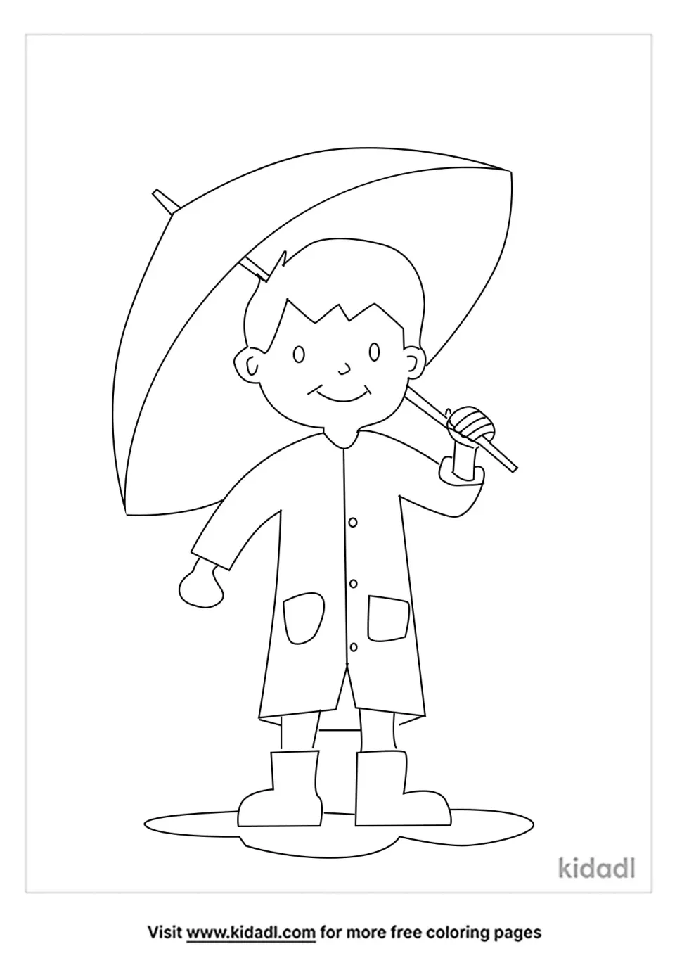 Boy With Umbrella