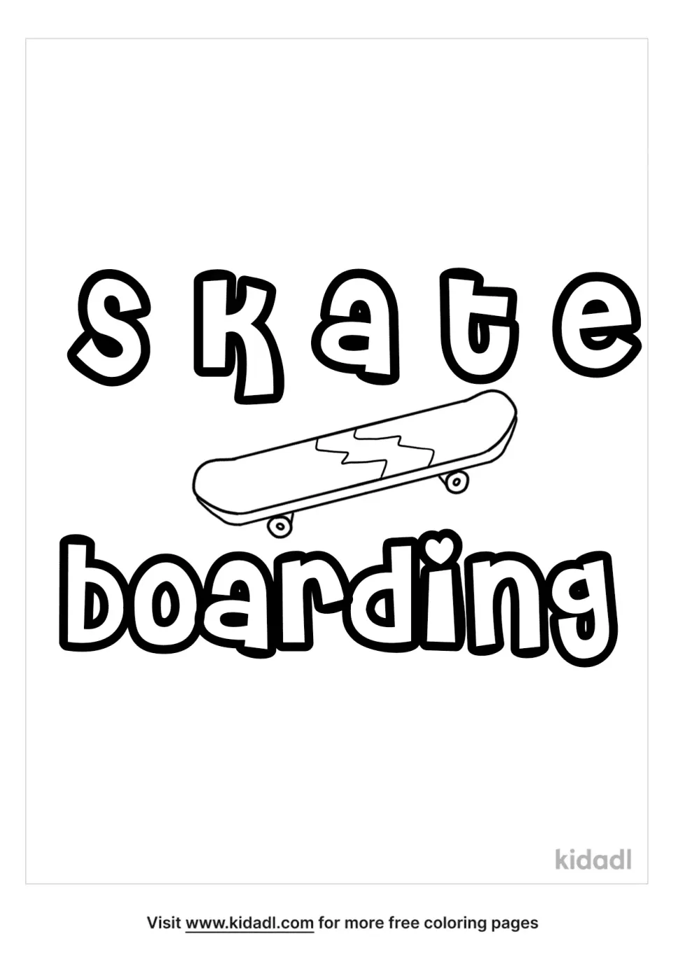 Skateboarding Letters