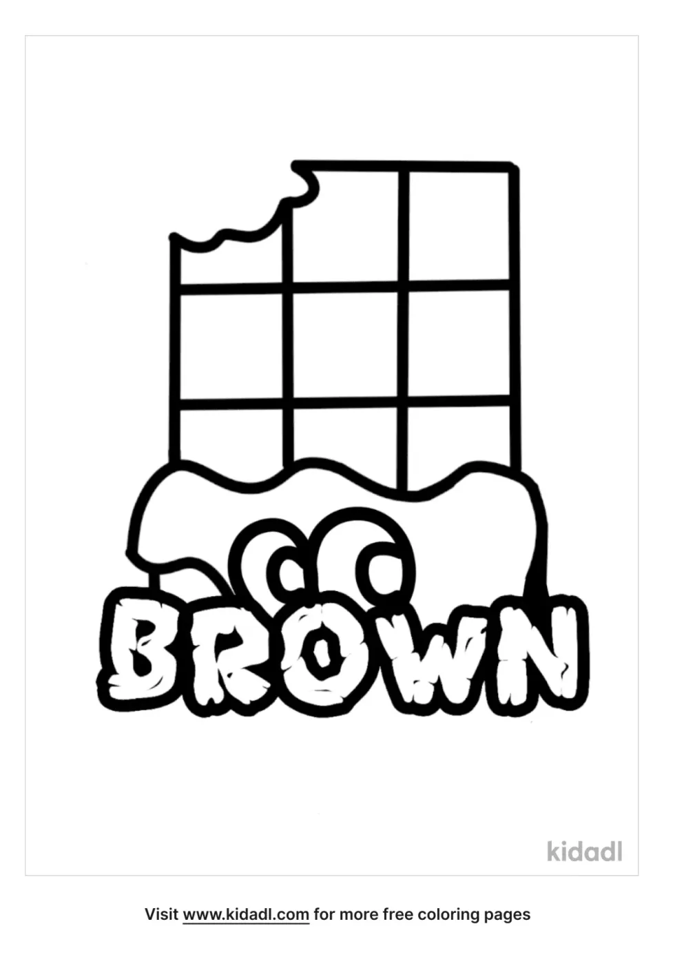 Brown Coloring Page