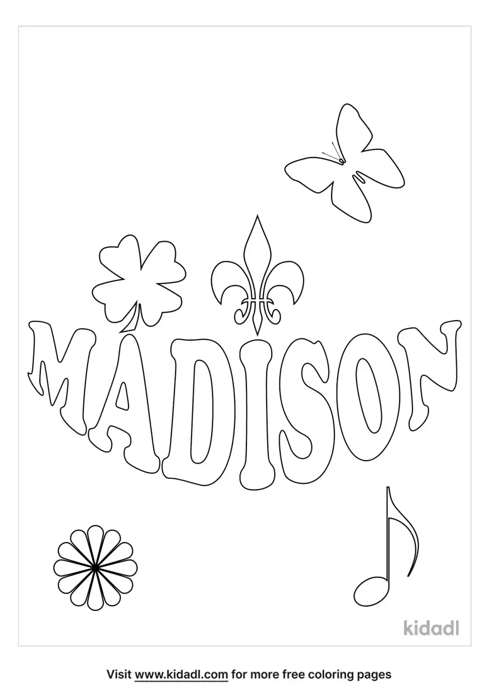 Madison Coloring Page