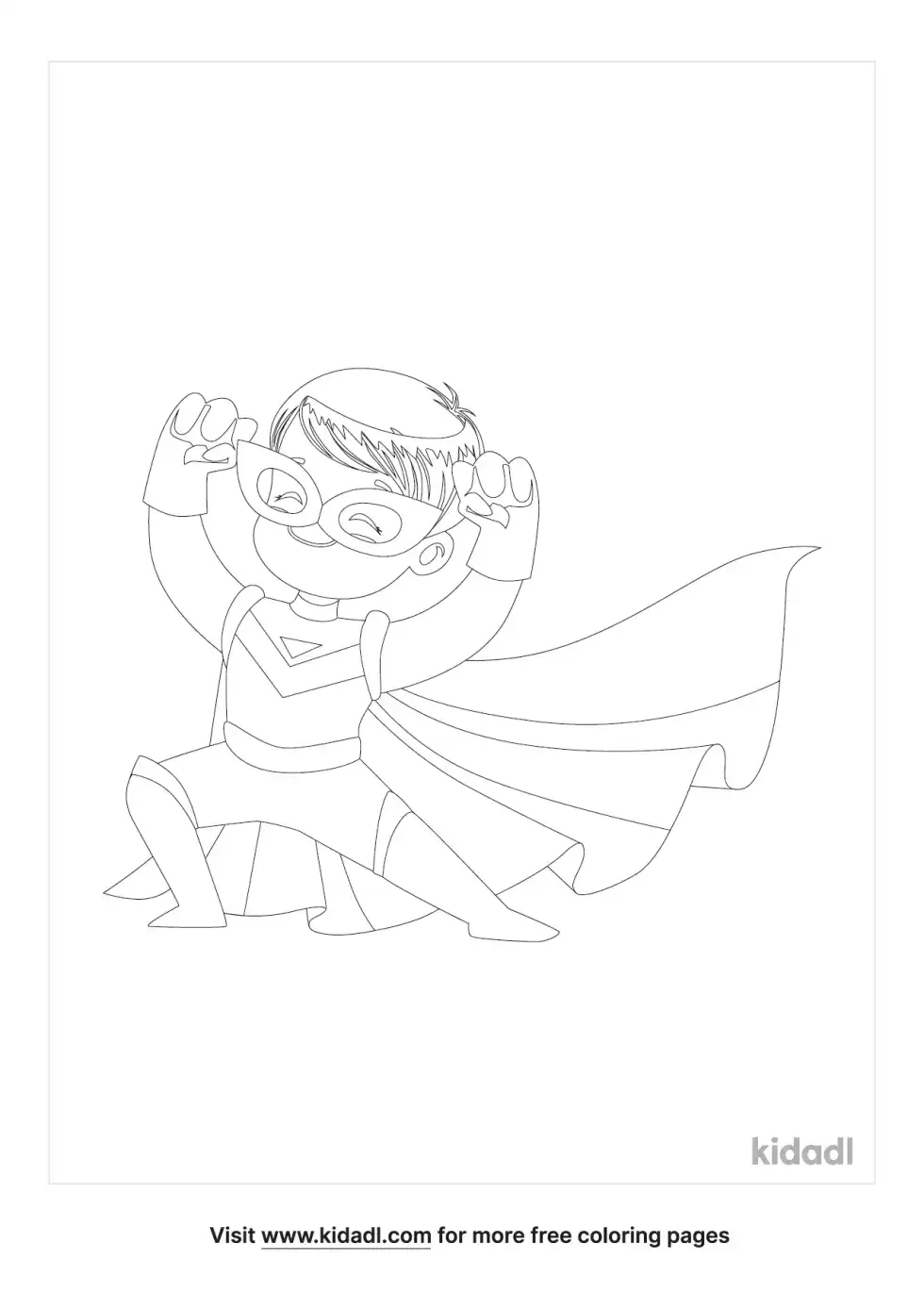 Action Coloring Page