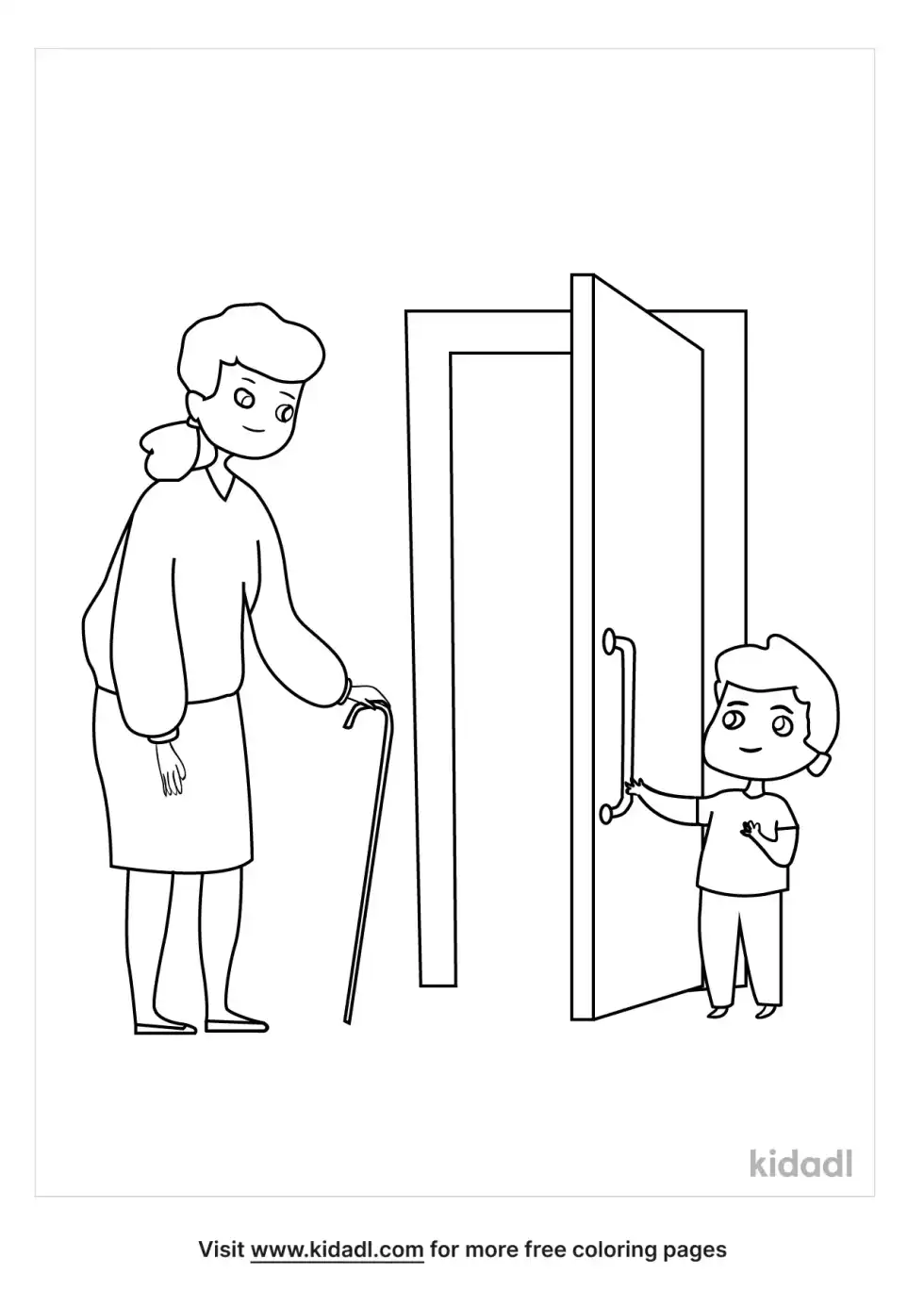 Respect Others Coloring Page