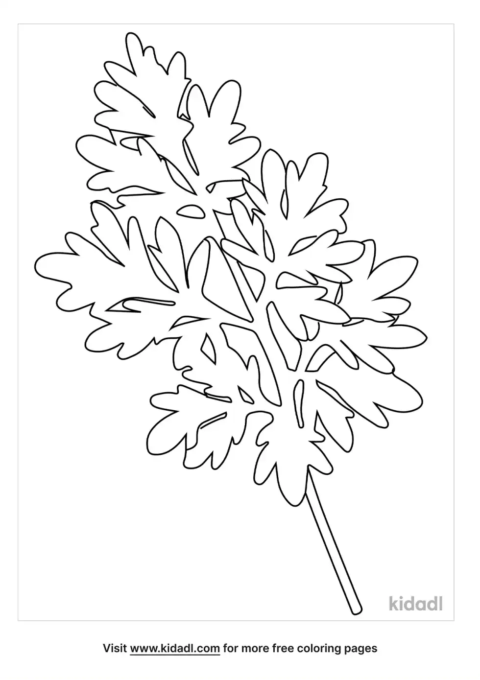 Sagebrush Coloring Page