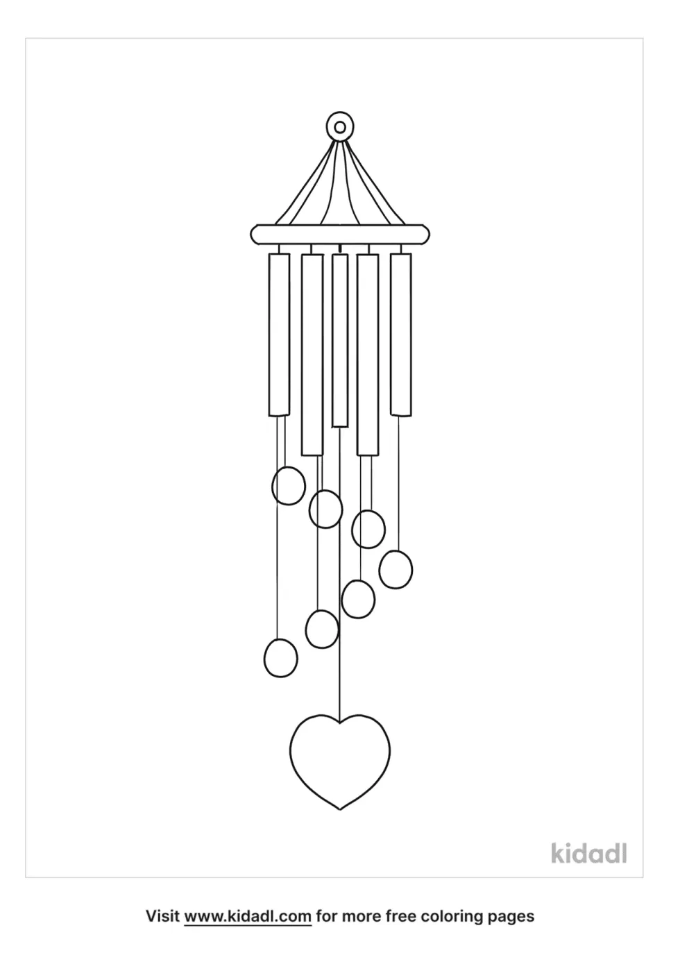 Chimes Coloring Page