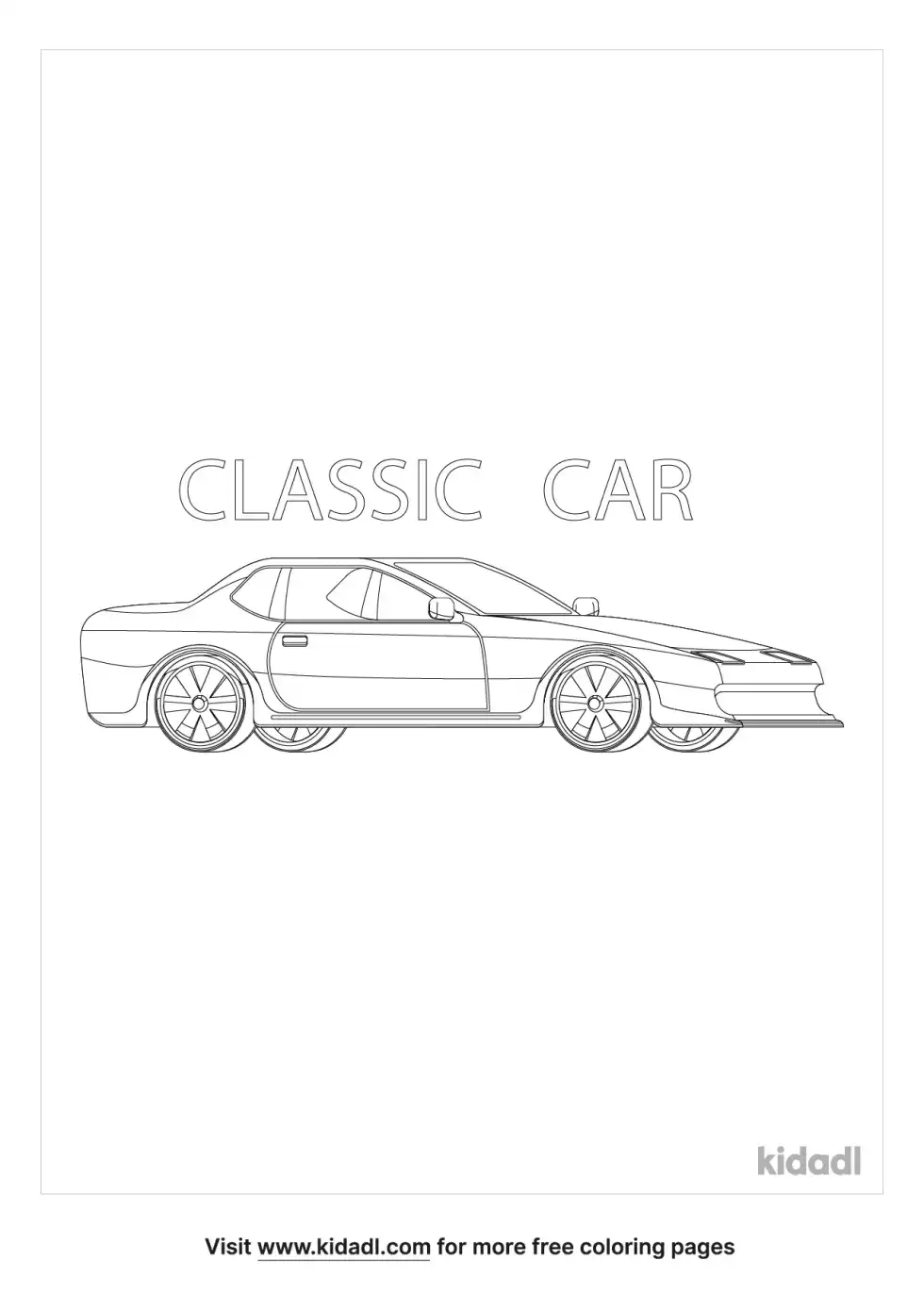 Classic Coloring Page