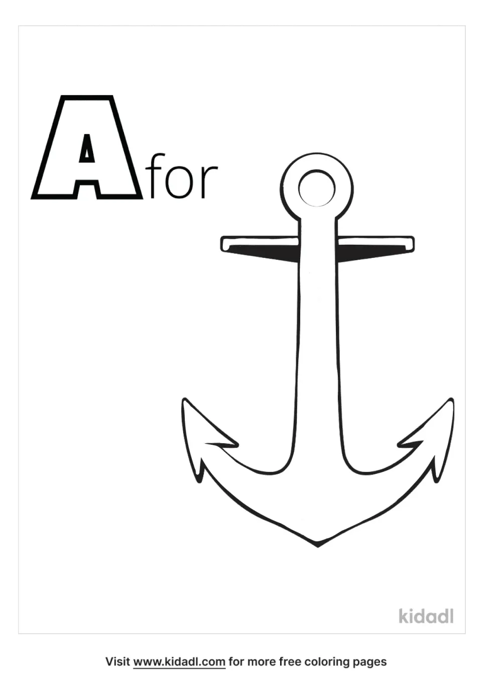 A Is For Anchor
