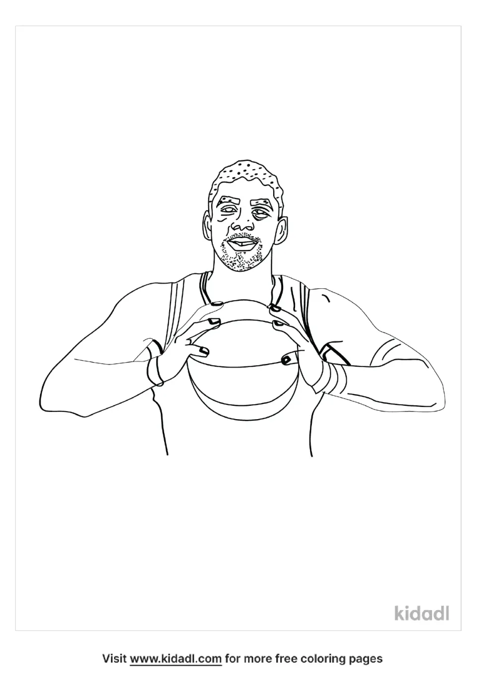 Kyrie Irving Coloring Page