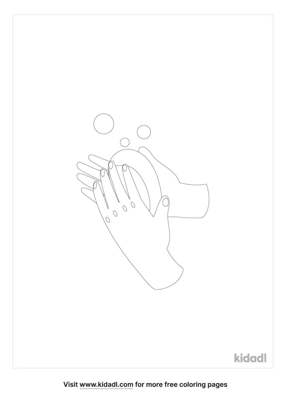 Hand Soap Coloring Page