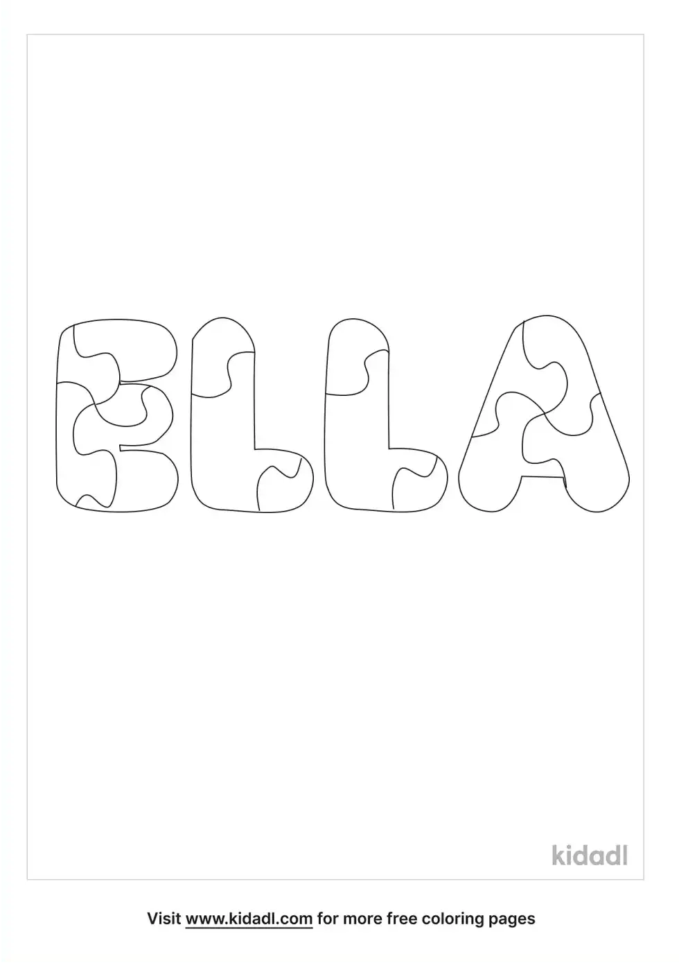 Ella Coloring Page