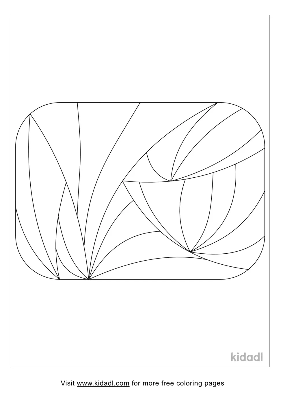 Placemat Coloring Page