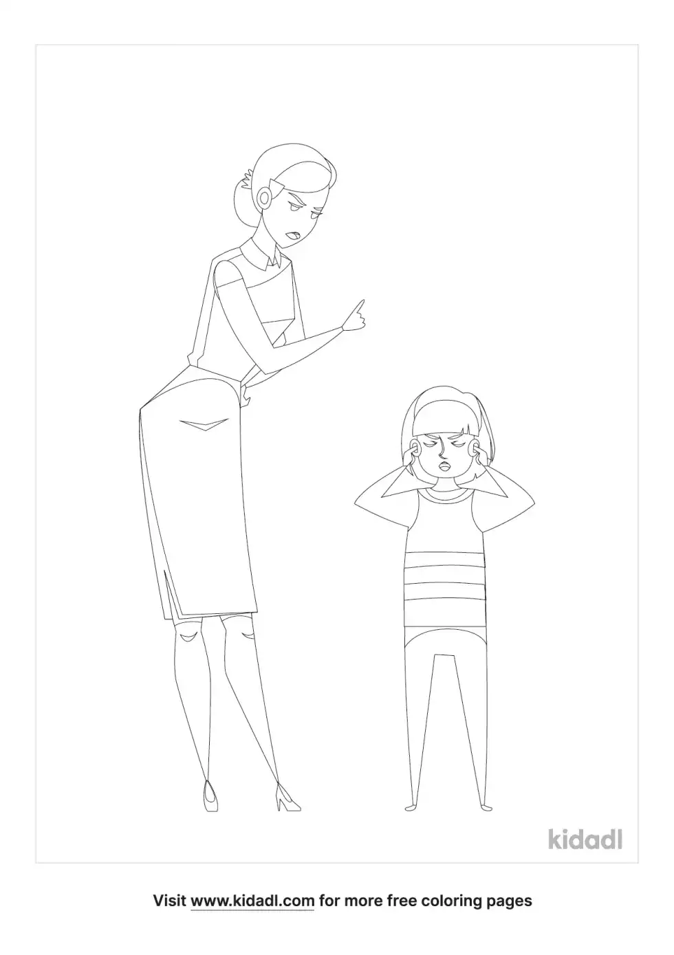 Rebuke Coloring Page