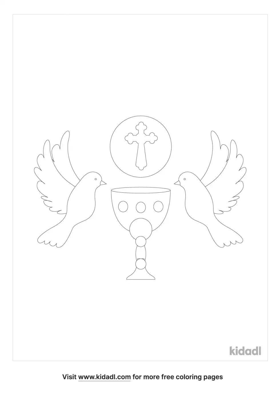 The Holy Spirit Is My Helper Coloring Page