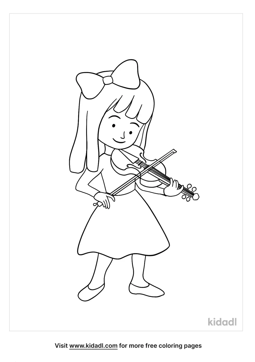 Girl Playing Viola