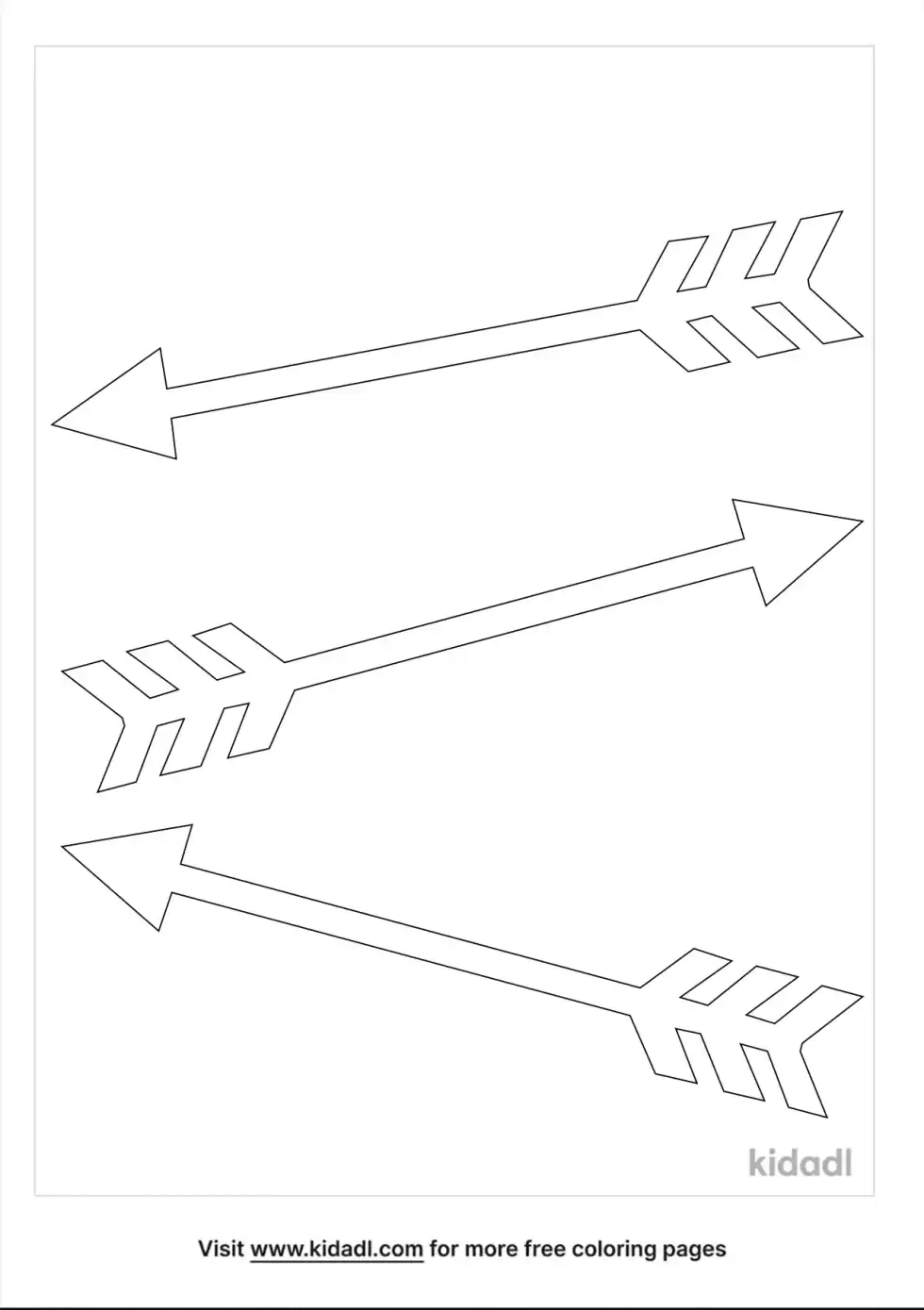 Arrows Coloring Page