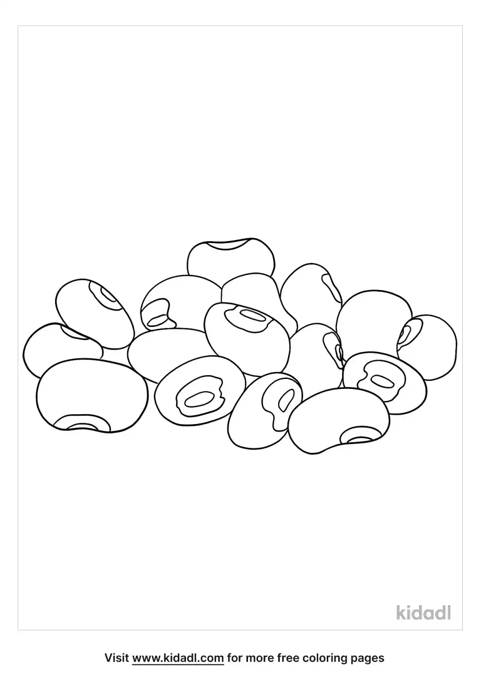 Black Eyed Peas Coloring Page