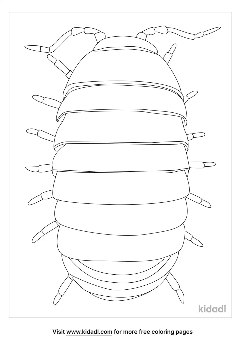 Roly Poly Coloring Page