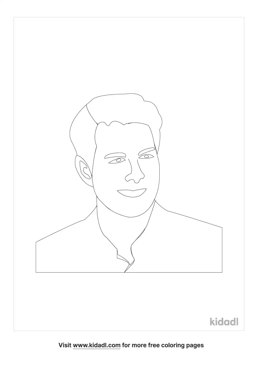 Tom Cruise Coloring Page