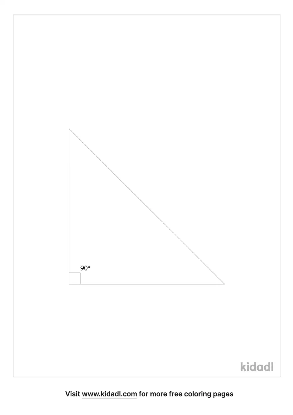 Angle Coloring Page