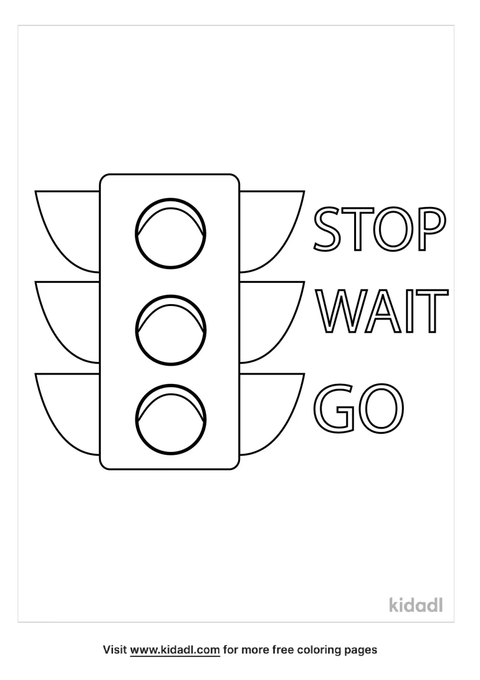 Go Sign Coloring Page