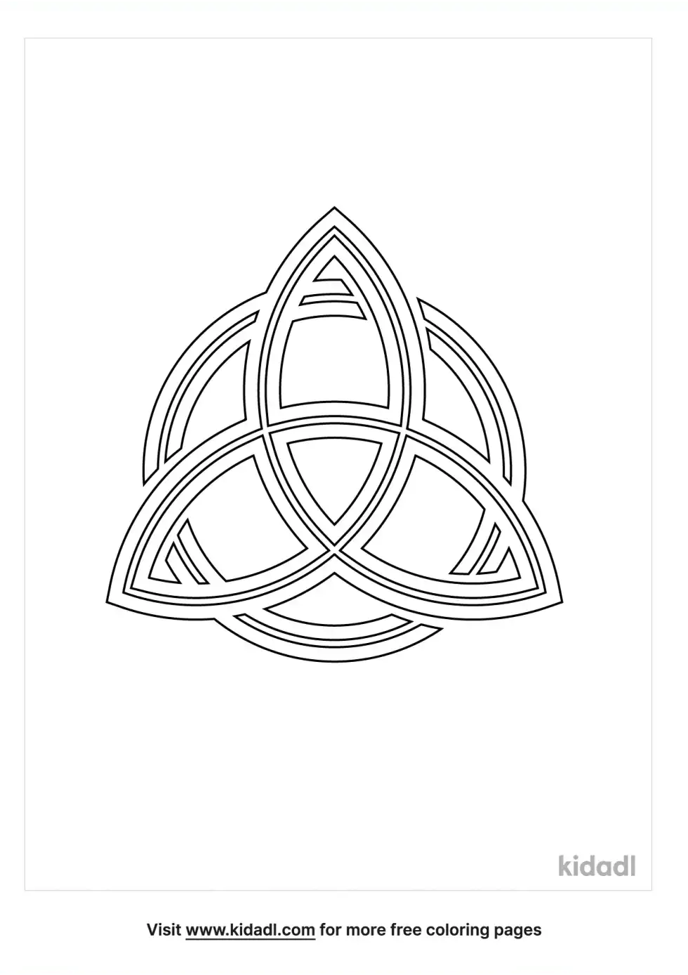 Knotwork Coloring Page