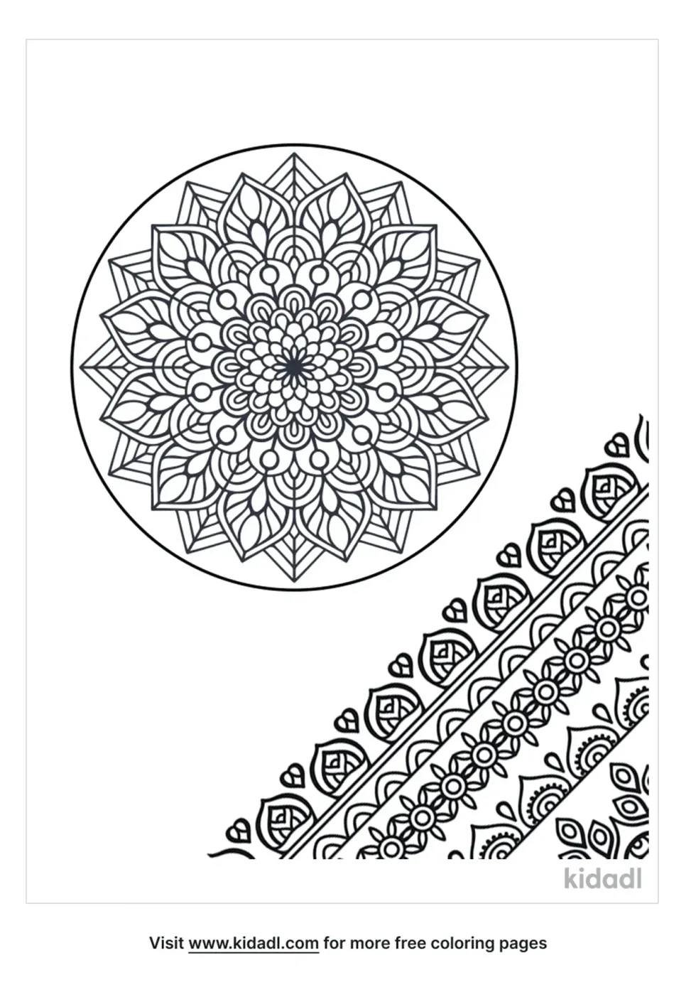 Medallion Coloring Page