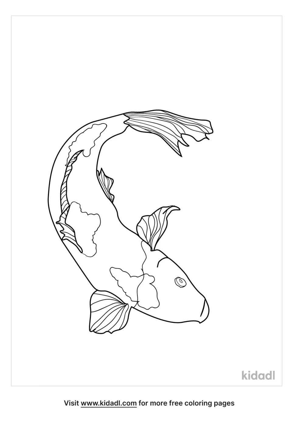 Realistic Koi Fish