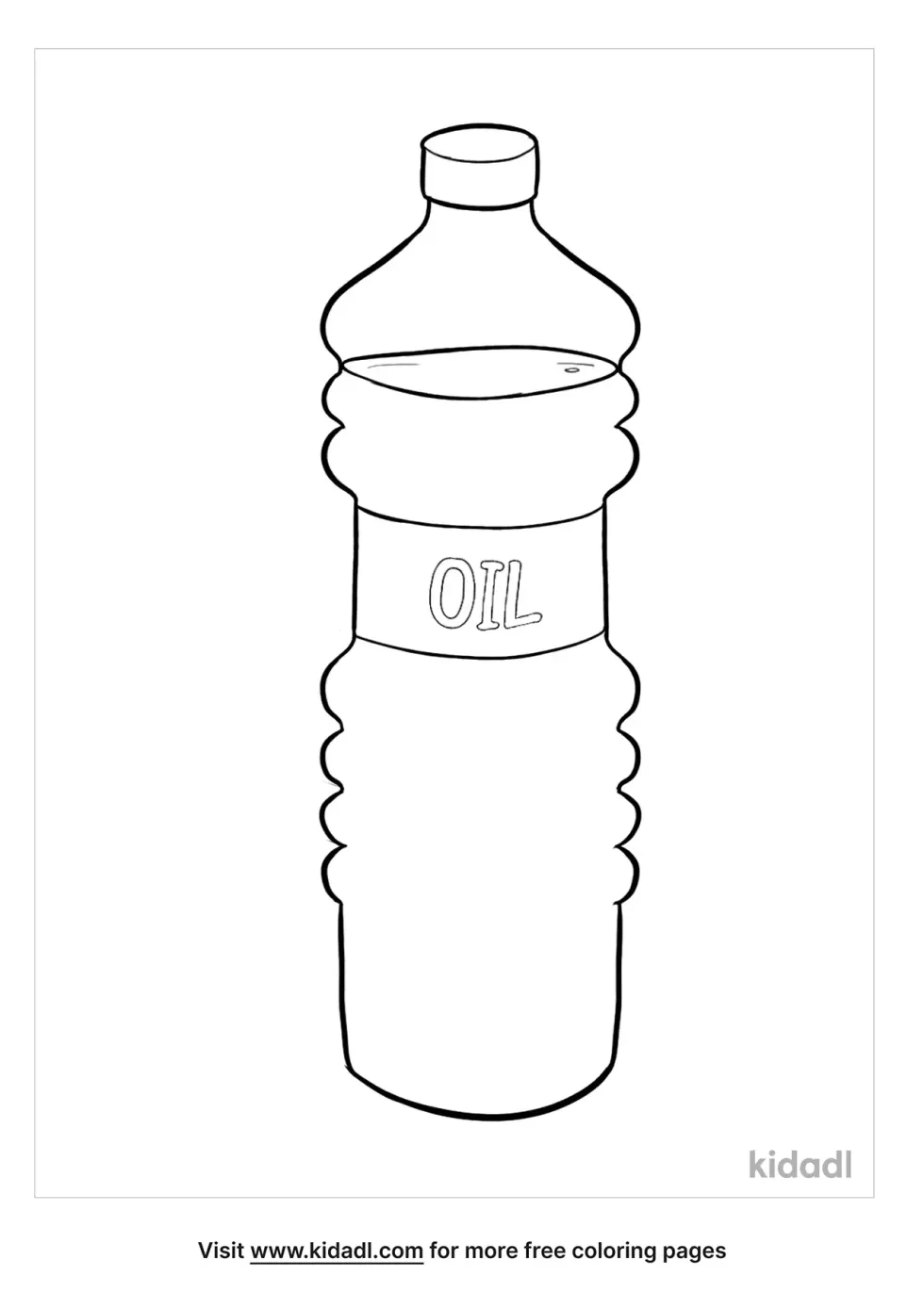 Oil Coloring Page
