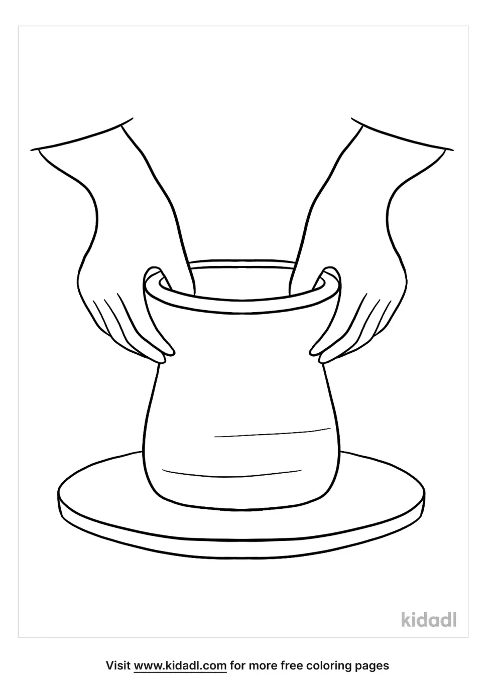 Clay Coloring Page
